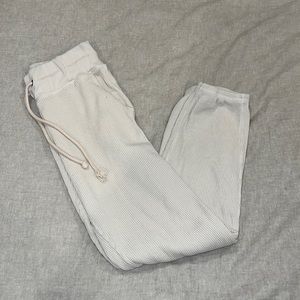 Abercrombie waffle knit joggers